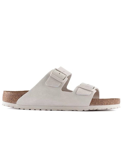 BIRKENSTOCK cowhide suede soft-soled slippers