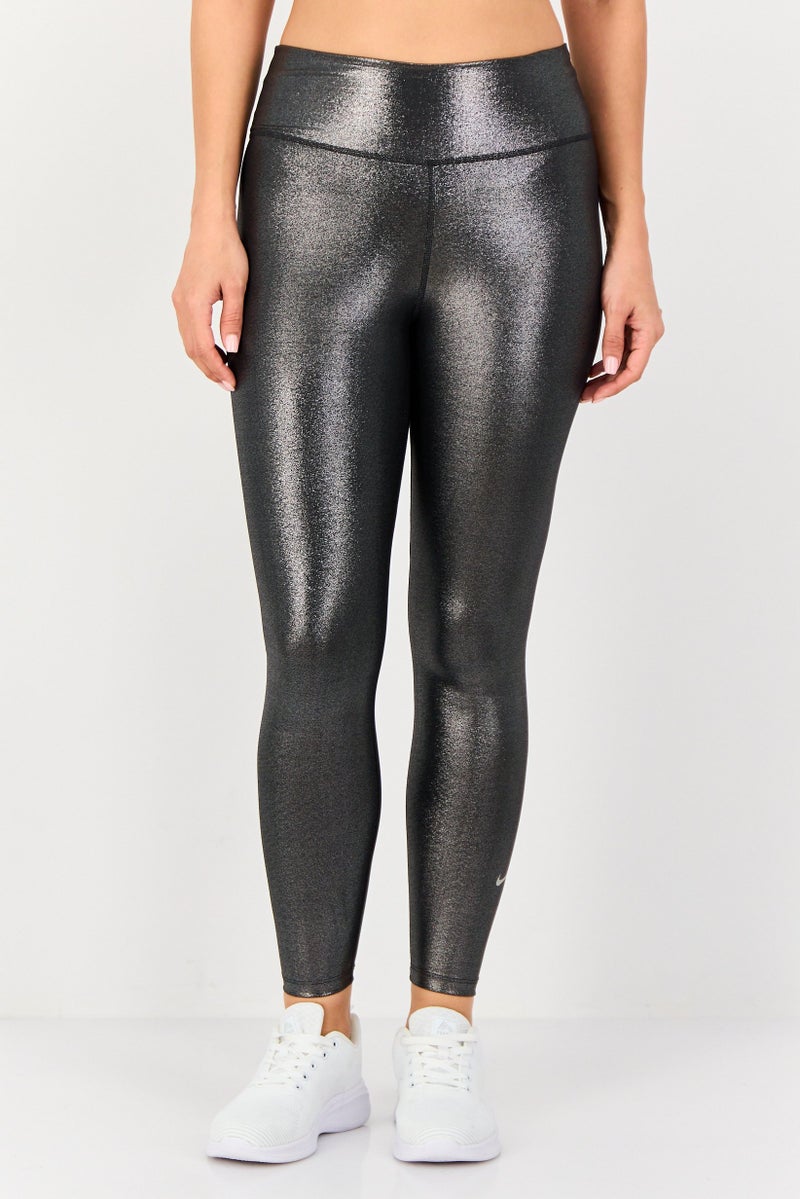 Nike ليجنز نسائية ضيقة مناسبة للهواء الطلق، سوداء - Image 1