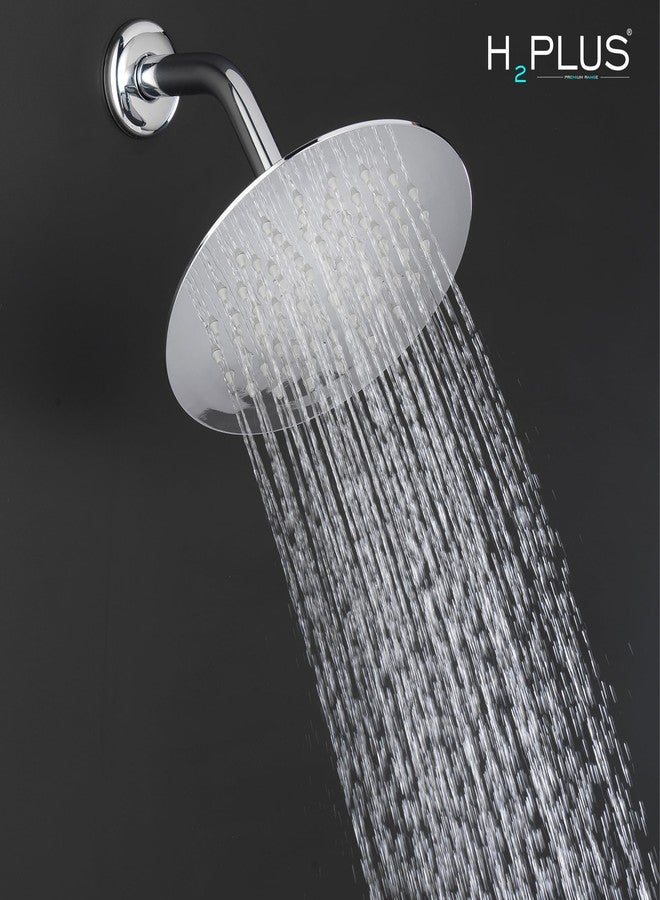 H2 PLUS H2plus® Chrome Plated Stainless Steel Shower arm with Wall Flange. (J BEND ARM, 9 INCH) - Image 3