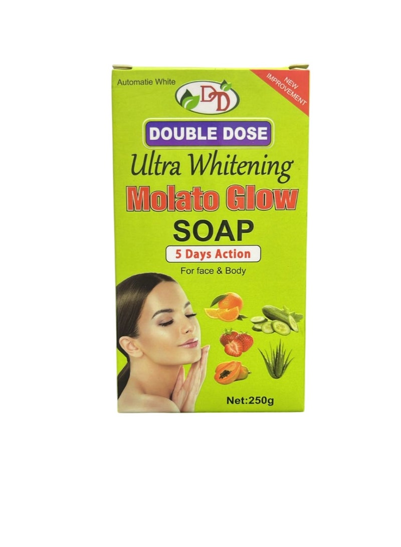 Ultra Whitening Molato Soap 5 Days Action For Face And Body 250g