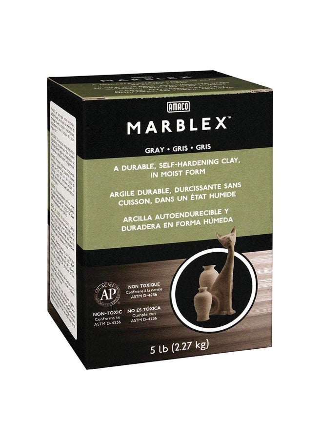 Amaco CLAY MARBLEX  X25  Grey   5 lb.  47336W