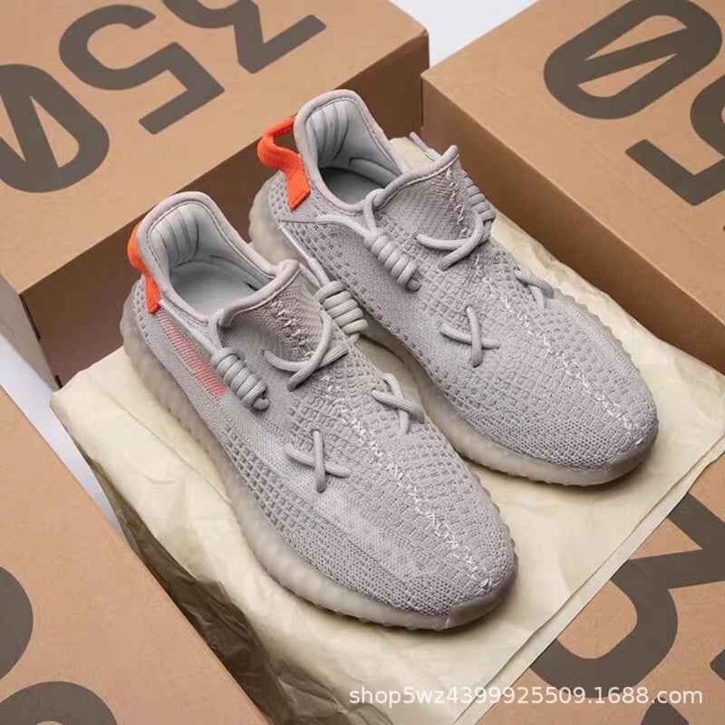 Winter Fleece-Lined Thickened Fashion Coconut Shoes Men'S 350 Soft Bottom Sneaker Women'S Shoes Running Shoes Warm Casual Cotton Shoes - Image 1
