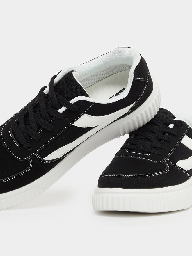 Styli Styli Color Block Platform Sole Skateboard Sneakers - Image 3