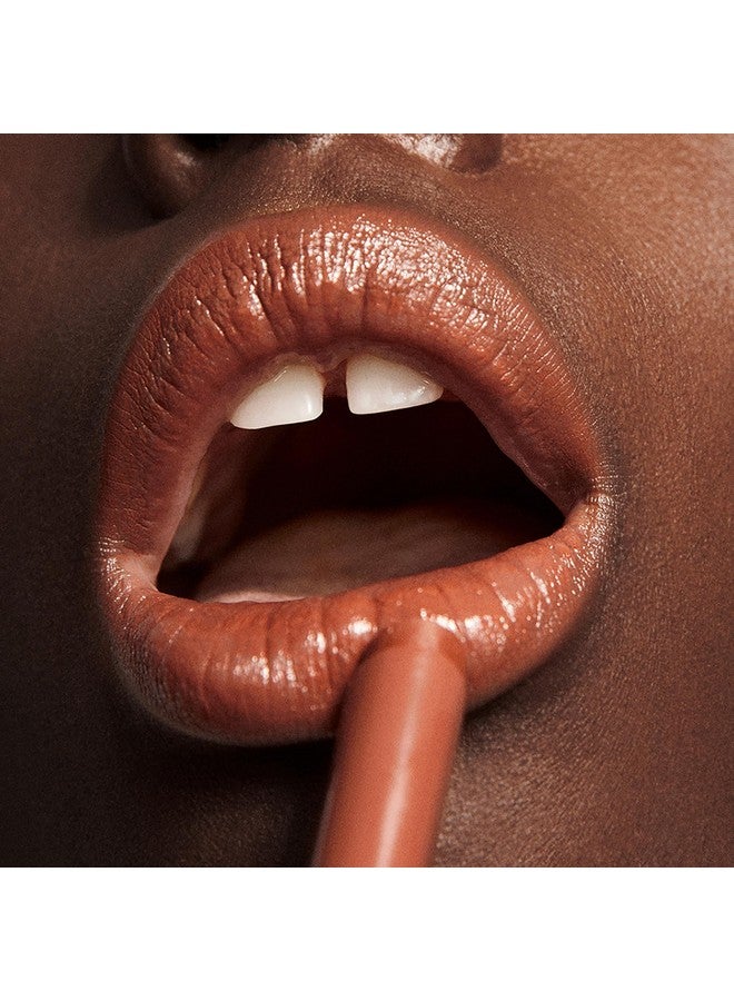 3INA The Color Lip Glow - Highly Pigmented Lipstick For Women With Shea Butter - Lip Gloss And Lip Balm Effect - 114 Rich Terracotta Brown - 0.05 Oz - Image 4