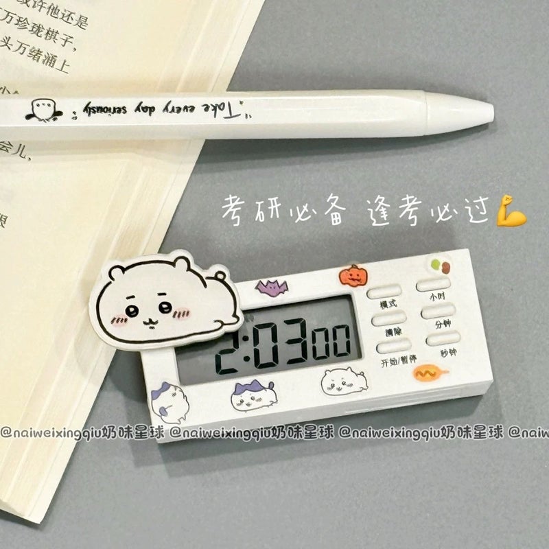 Ins Small Multi-Function Timer Student Time Management Postgraduate Entrance Examination Silent Reminder Mini Alarm - Image 1