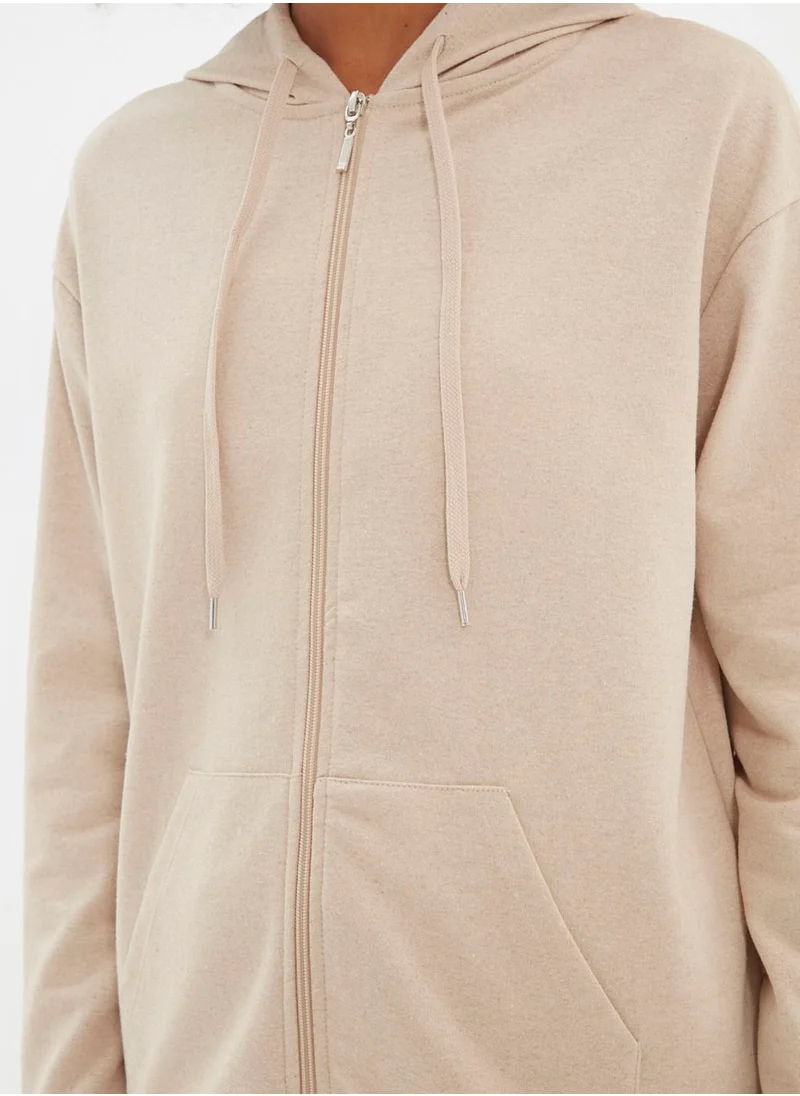 trendyol Pocket Detail Hoodie & Pyjama Set
