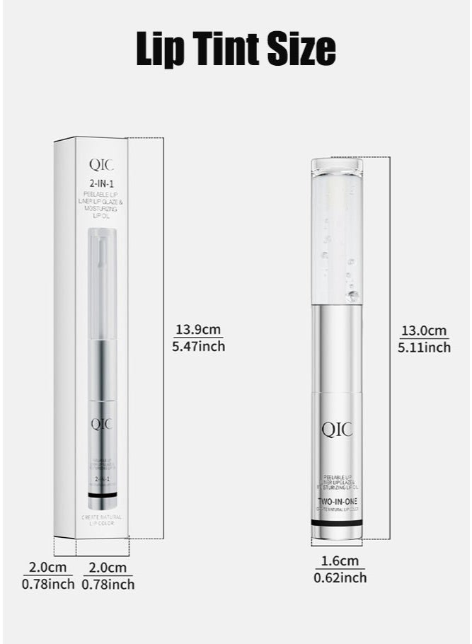 QIC Women’s Lip Tint for Makeup Finish, Long Lasting Color, Smooth Texture, Lightweight Daily Use - Image 2