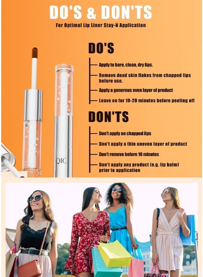 QIC Women’s Lip Tint for Makeup Finish, Long Lasting Color, Smooth Texture, Lightweight Daily Use - Image 4