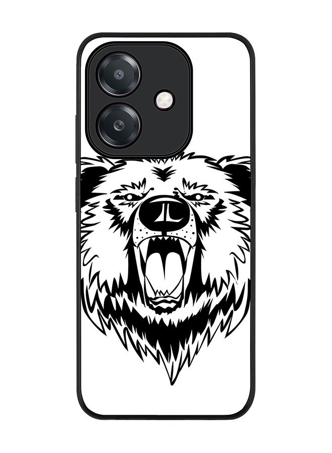 Stylizedd For Oppo A5i Case,Slim fit Camera Protection, Shockproof Thin Phone cover  - Grizzly Bear