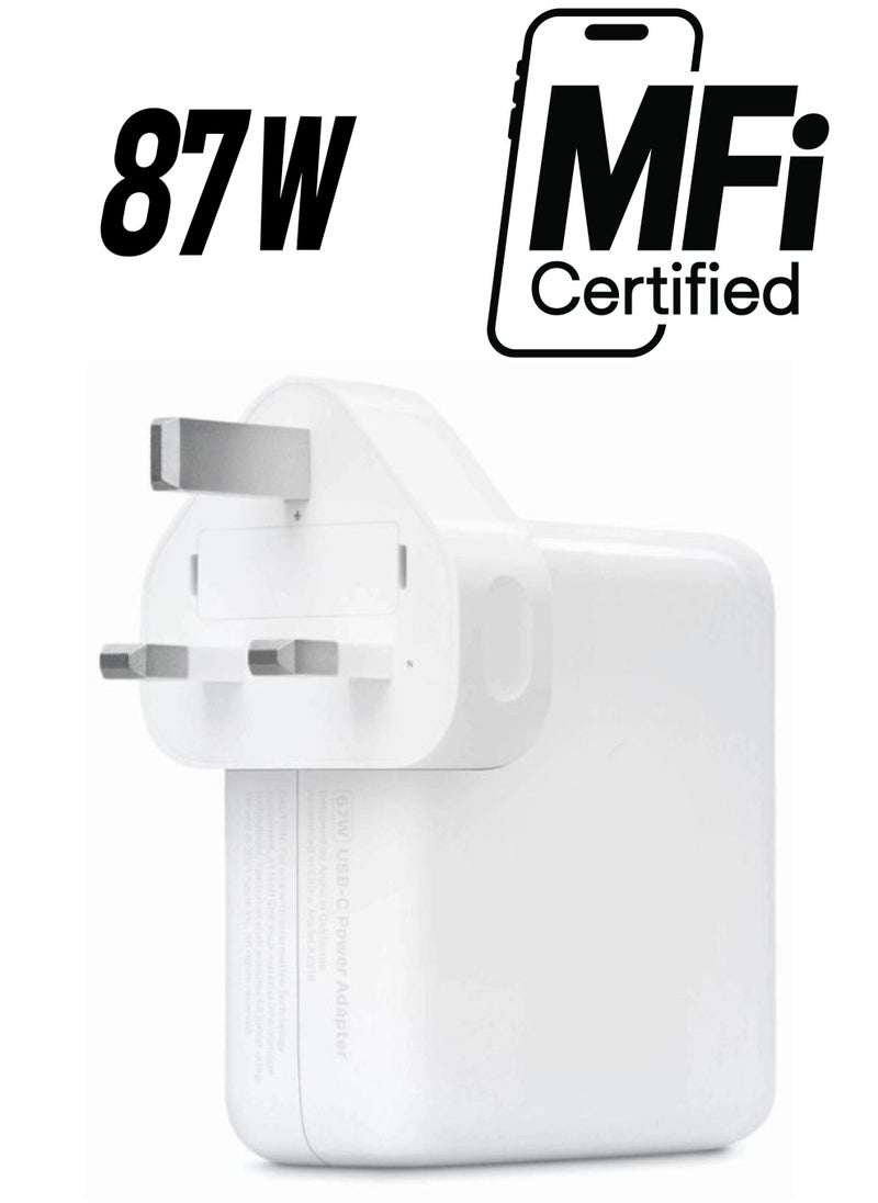 CATANES - 87W MagSafe Power Adapter, 3-Pin UK Plug - Image 1