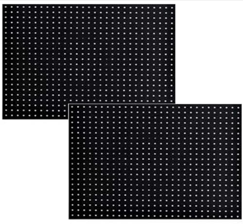 WallPeg Made in USA Pegboard Panels Garage Organization - Wall Storage Kit (PB-2 B) (2) ea - 24" x 16" Peg Board Tool Organizer Panel Set - Garage Organizer Kit - Image 1