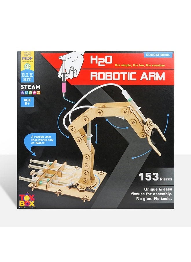 Toysbox - Toysbox H2O Robotic Arm | DIY Fun with Learn Construction Based Activity Game for Kids 8+ (Hydraulic STEM) - Image 1