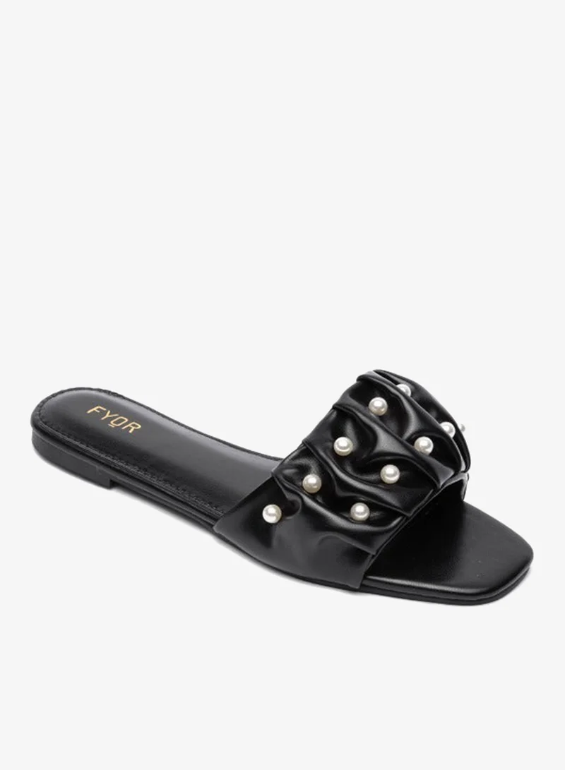 FYOR Ruched Slide Sandal MY 204