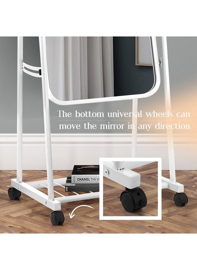 Taimi - Simple Elegant Mirror With Sturdy Holder White 30x158cm - Image 1