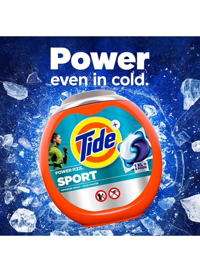 Tide Power PODS Laundry Detergent Soap Pacs with Febreze Sport, 63 Count, Laundry Pods with Febreze Freshness and Sport Odor Defense - Image 5