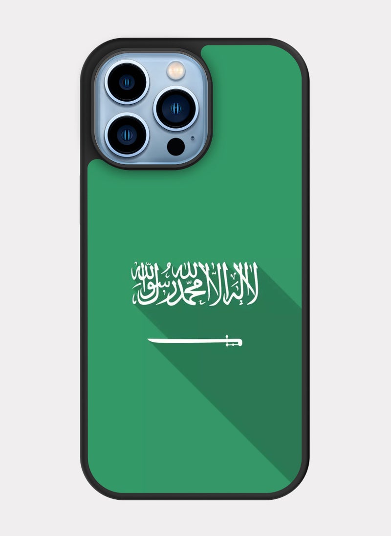 PXLAAT iPhone 13 Pro Max case cover The Great Saudi Flag - Image 1