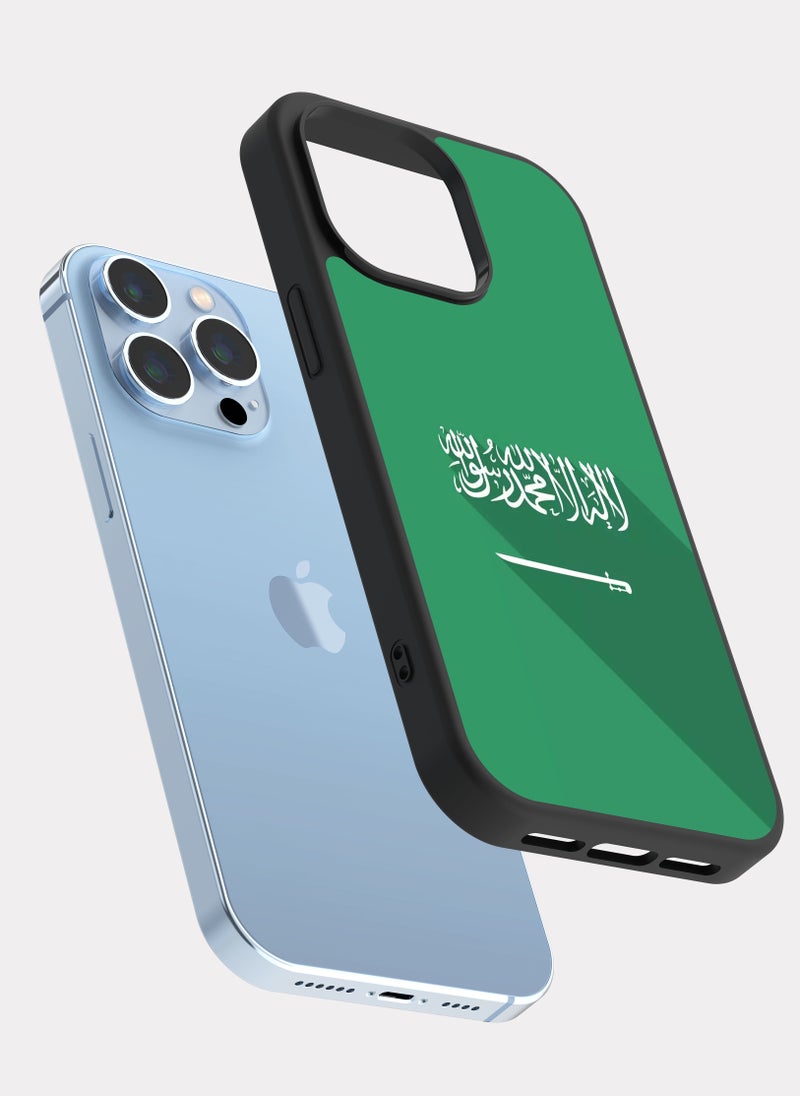 PXLAAT iPhone 13 Pro Max case cover The Great Saudi Flag - Image 2