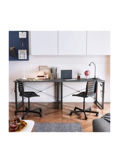 ACPLAY Computer Desk for Home Office - Modern Simple Writing Study Laptop Table with Storage Bag  - Image 4