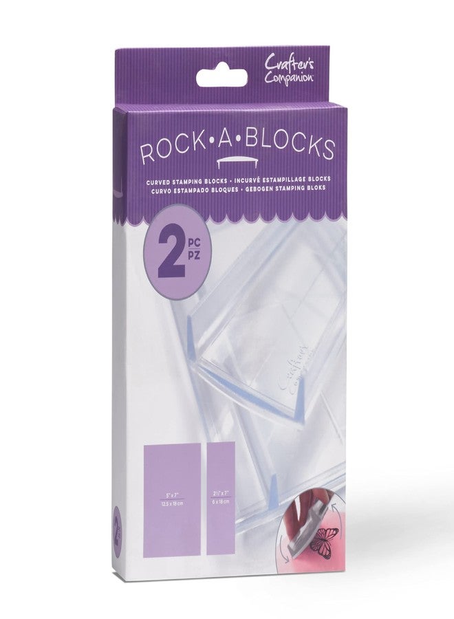 Crafter's Companion - Craft Supplies Large RockaBlocks (7 x 4.5 and 7 x 2 Inches) - 2 Pack - Image 1