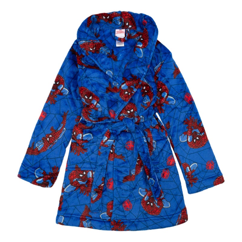 Marvel Boys' Bathrobe, Soft & Plush Robe for Kids, 8 - Image 1