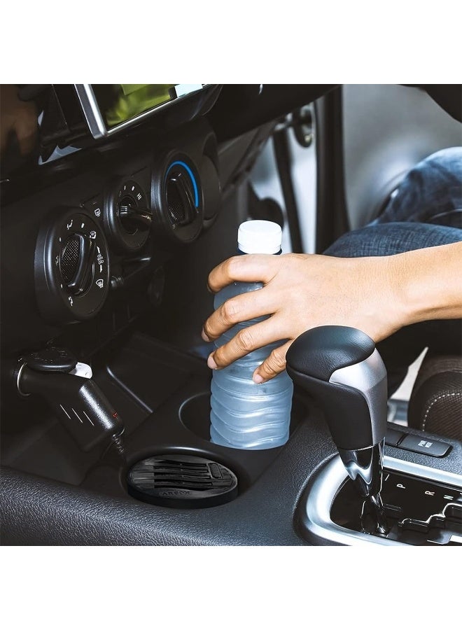 Areon Sport LUX Gel Car Air Freshener Silver Scent, 80g Adjustable Strength Long Lasting Auto Perfume Can, All Weather, Odor Eliminator, Strong Fragrance for Smoke Food Pet Odor Removal, All Weather Performance Gel Freshener - Image 5