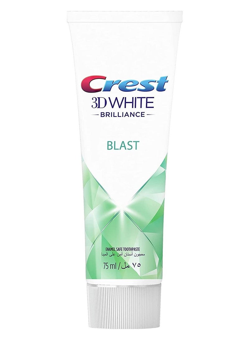 Crest 3D White Brilliance Blast Toothpaste 75 ml
