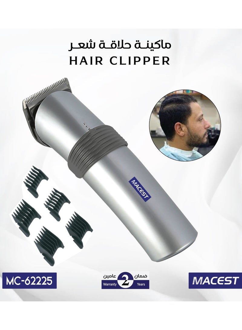 MACEST Rechargeable Cordless Trimmer Silver/Grey MC-62225