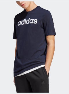 Adidas Essentials Single Jersey Linear Embroidered Logo T-Shirt  - Image 2