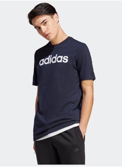Adidas Essentials Single Jersey Linear Embroidered Logo T-Shirt  - Image 1