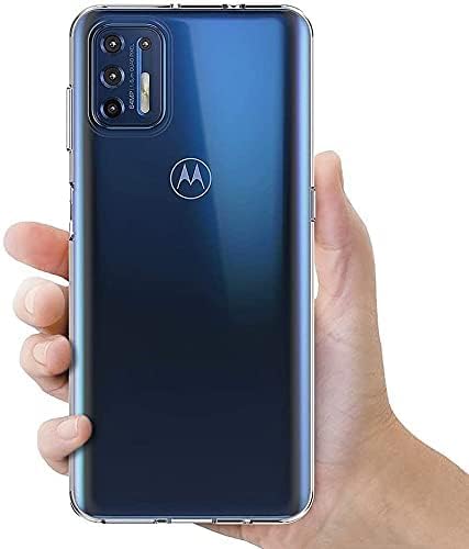 MaiJin Case for Motorola Moto G9 Plus 681 inch Soft TPU Rubber Gel Bumper Transparent Back Cover - Image 3