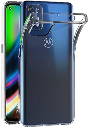 MaiJin Case for Motorola Moto G9 Plus 681 inch Soft TPU Rubber Gel Bumper Transparent Back Cover - Image 1