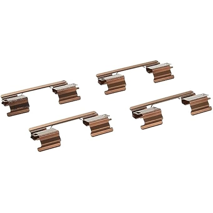 ريحني قطع غيار GM الأصلية 1711216 مجموعة وسادة فرامل قرصية أمامية مع وسادات ومشابك - Image 3