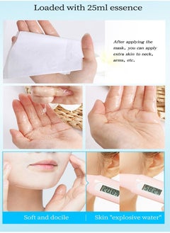 APPTI 5 Pcs Refreshing Hydrating Firming Plant Mask Sakura  - Image 4
