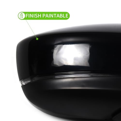 Liizoo Side Mirror for MAZDA CX-5 2017-2022 Car Door Mirror Fits for MAZDA CX-5 2017-2022 Right Passenger Side | Power |Lamp|BSM |MA1321198| BLACK (RH)-6 Wires - Image 5