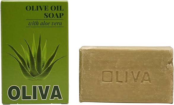 oliva صابون زيت الزيتون أوليفا مع الألوة فيرا مهدئ مرطب غني بمضادات الأكسدة للعناية بالبشرة 12 × 100 جرام بار - Image 2