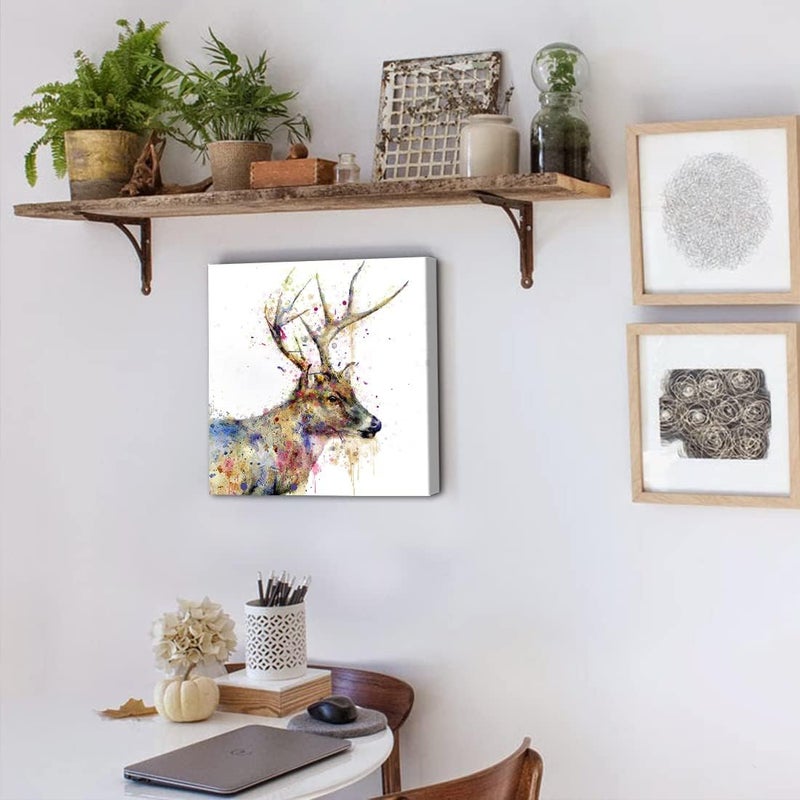 C8BUSIS Colorful Deer Wall Art - Image 4