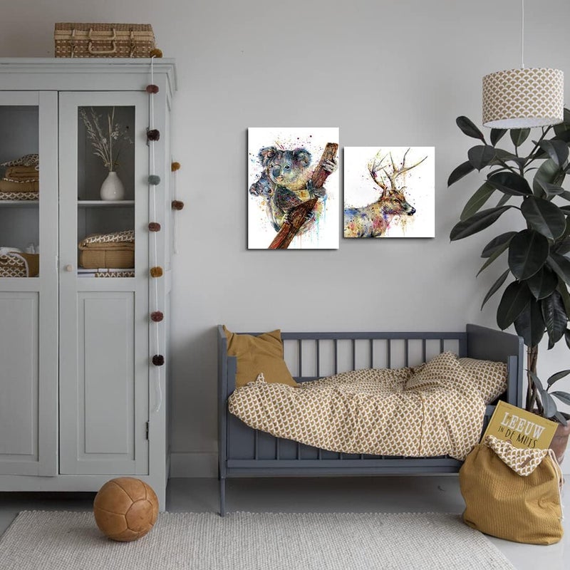 C8BUSIS Colorful Deer Wall Art - Image 5