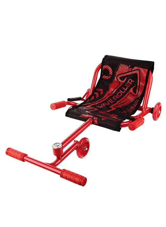 فيتنس ورلد سكوتر و دراجة ركوب ويف رولر  ثلاثية العجلات مع مقعد مريح  للأطفال - Image 1