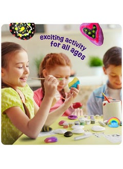 Kids Rock Painting Kit - Glow in The Dark - Arts & Crafts Easter Gifts for Boys and Girls Ages 6-12 - Craft Activities Kits - Creative Art Toys for 6, 7, 8, 9, 10, 11 & 12 Year Old Kids - pzsku/Z6761AE6180EC227DB5D0Z/45/_/1729416992/e5a4d071-26c4-4691-a3b5-1526b9f8fd85