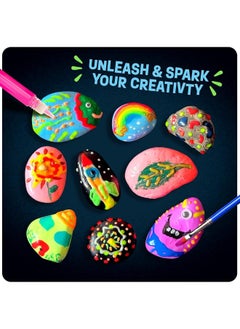 Kids Rock Painting Kit - Glow in The Dark - Arts & Crafts Easter Gifts for Boys and Girls Ages 6-12 - Craft Activities Kits - Creative Art Toys for 6, 7, 8, 9, 10, 11 & 12 Year Old Kids - pzsku/Z6761AE6180EC227DB5D0Z/45/_/1729416993/7779bcbb-0a48-4cae-88a6-16a3202d68cf