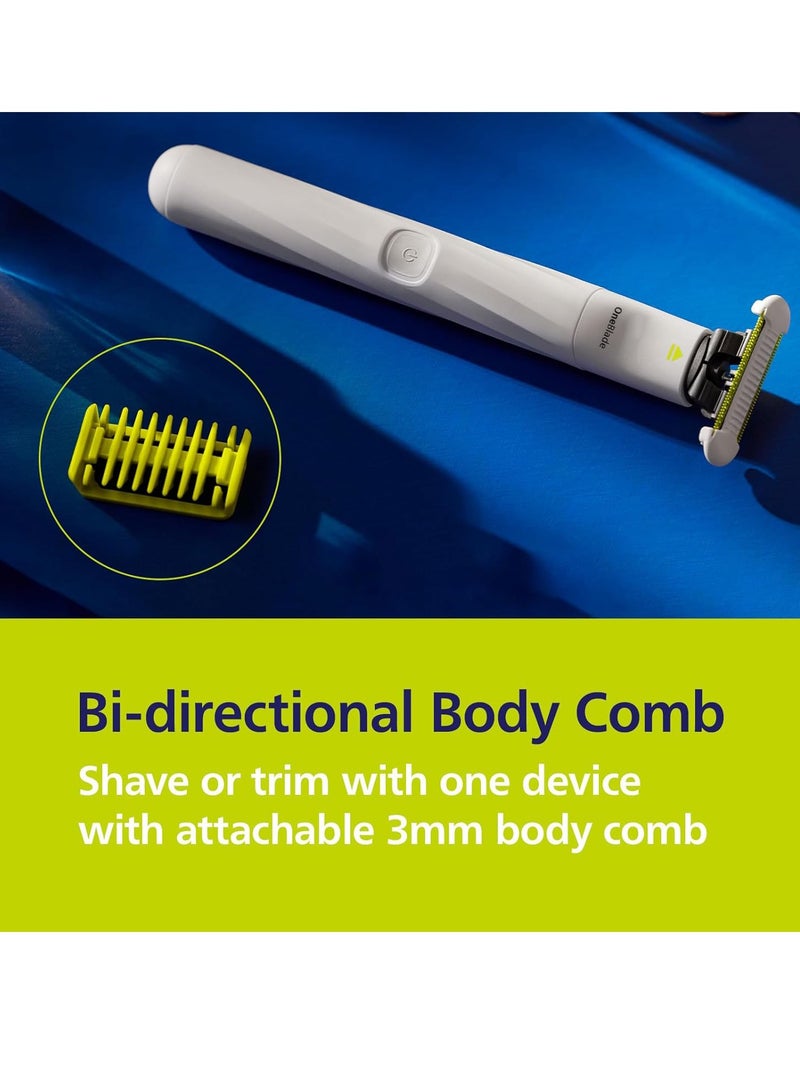 OneBlade Intimate Pubic and Personal Body Groomer, QP1924/70 Norelco OneBlade Trimmer - Image 3