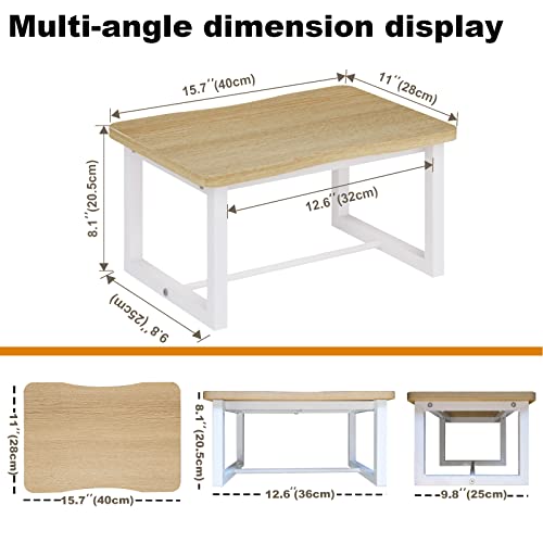 iTsst Wooden Step Stool for Adults Kids 500 Lbs CapacityLearning Helper Stool for Kitchen Counter Bathroom Sink Toilet Potty Training with Metal FrameNonSlip Pads - Image 3