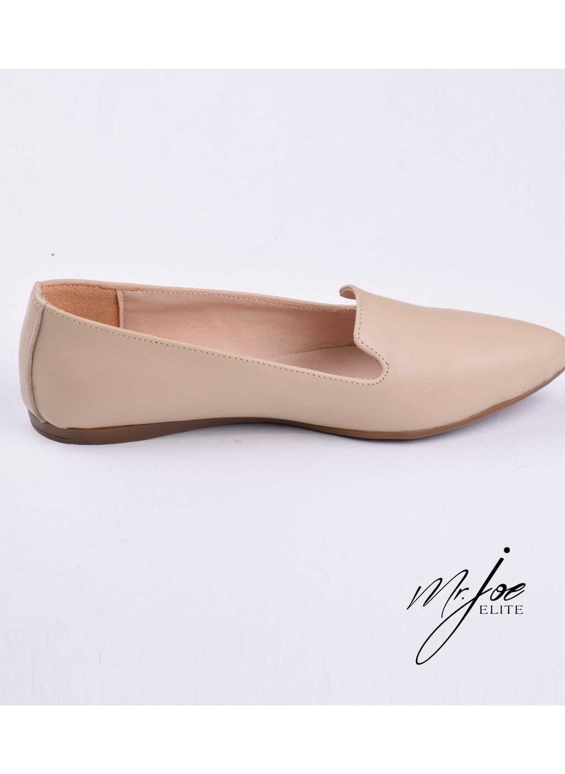 Mr.joe Espadrilles Toecap Slip On Leather Flats For Women  - Image 3