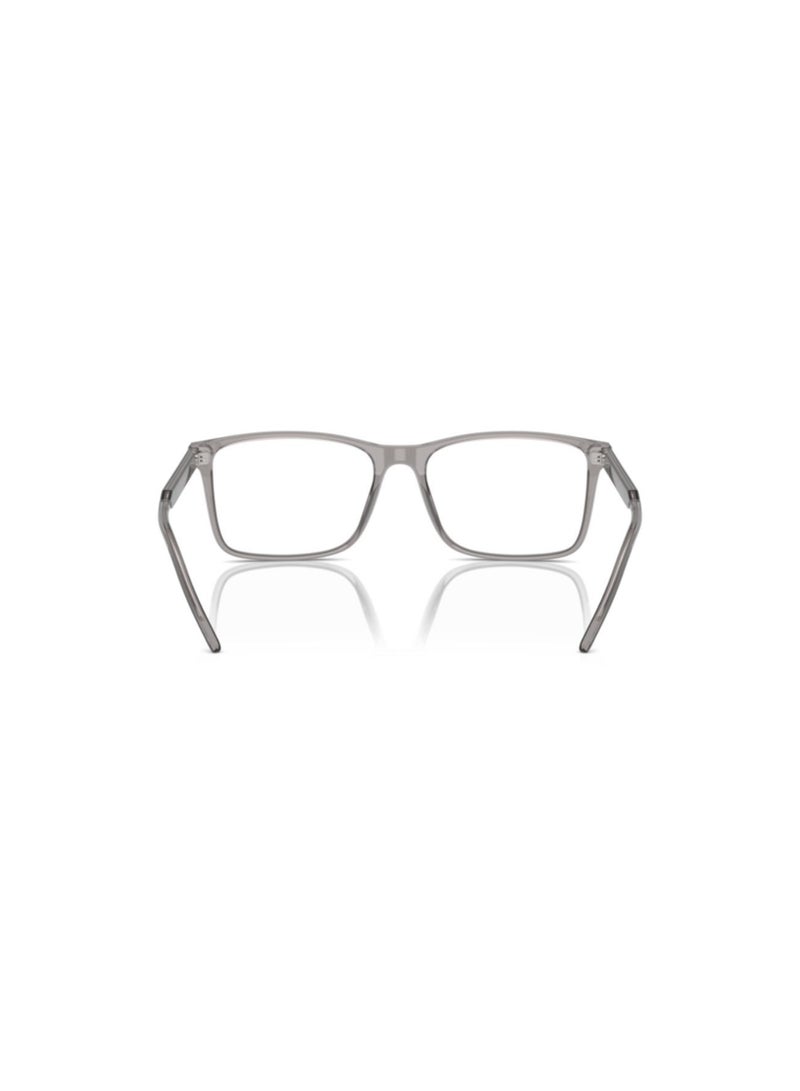GIORGIO ARMANI Giorgio Armani Man Rectangular  Eyeglasses- Ar 7258 - Lense Size:55Mm - Trasparent Grey - Image 3