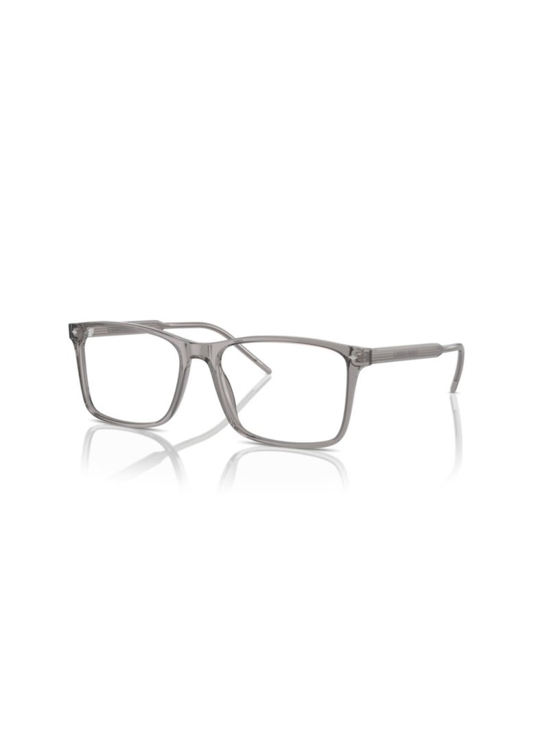 GIORGIO ARMANI Giorgio Armani Man Rectangular  Eyeglasses- Ar 7258 - Lense Size:55Mm - Trasparent Grey - Image 1
