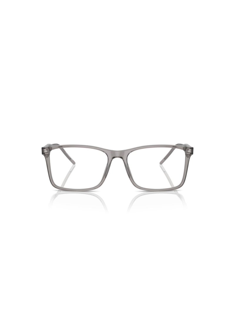 GIORGIO ARMANI Giorgio Armani Man Rectangular  Eyeglasses- Ar 7258 - Lense Size:55Mm - Trasparent Grey - Image 4