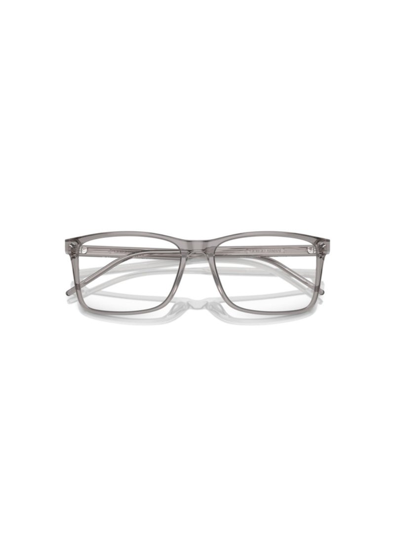 GIORGIO ARMANI Giorgio Armani Man Rectangular  Eyeglasses- Ar 7258 - Lense Size:55Mm - Trasparent Grey - Image 5