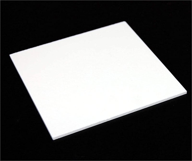 ARS White Acrylic Opaque Sheet 3mm Sheet 12"x12" DIY Projects