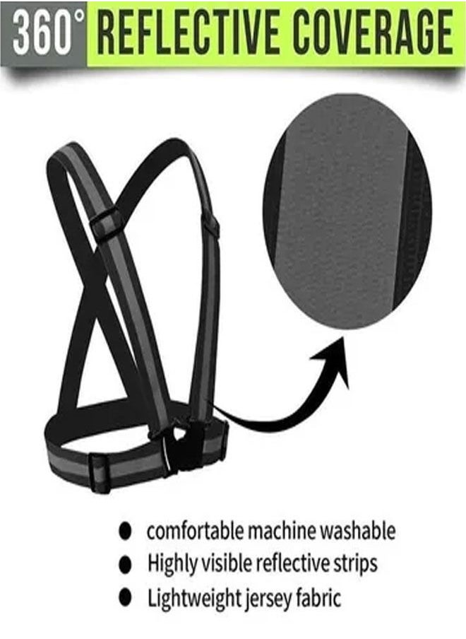 ZCM-HAPPY 2 Piece Reflective Cycling Safety Vest  - Image 3