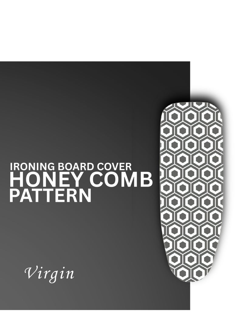 Feelings Iron Board Virgin Multicolour Ironing Table With Iron Holder Foldable And Adjustable 110.5 X 30.5 cms - Image 4